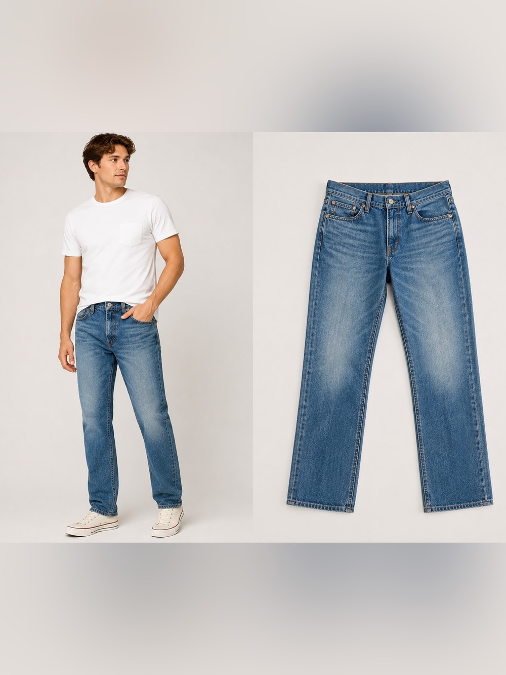 Levi's 514 Straight Leg Blue Jeans W29 L30 Classic Denim Casual Work Streetwear